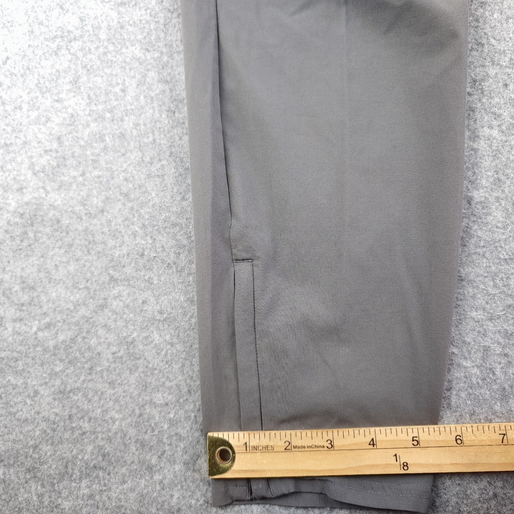 Gymshark Arrival Woven Joggers Mens Medium Silhouette Gray Zip Ankle Slim - Picture 5 of 13
